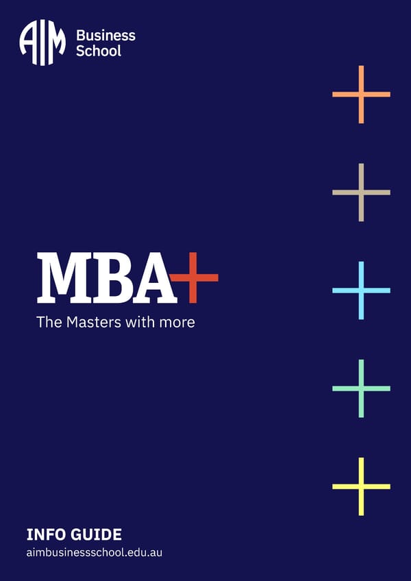 MBA+ The Masters with more - Page 1