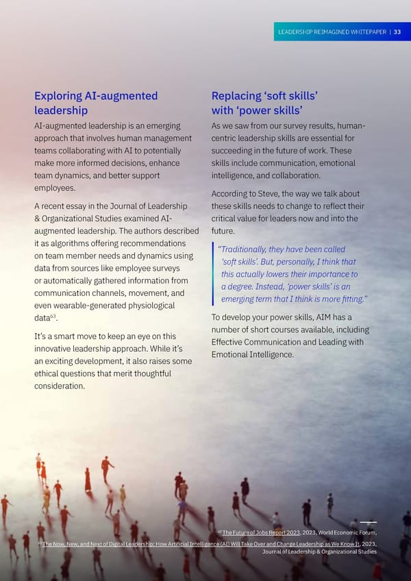 Whitepaper - Leadership Reimagined - Page 33