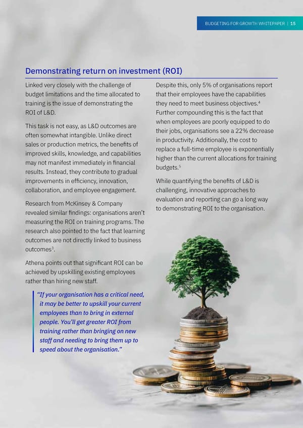 Whitepaper - Budgeting for Growth - Page 15