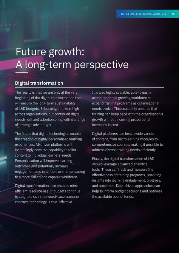 Whitepaper - Budgeting for Growth - Page 25